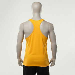 เสื้อกล้ามกีฬาไซส์ใหญ่สำหรับออกกำลังกาย ฟิตเนส ยิม สีพื้น ผ้าฝ้าย 100% เสื้อผ้าผู้ชาย เสื้อกล้ามฤดูร้อน - Product Image 3