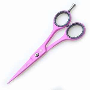 Ciseaux de coiffeur professionnels rasoir en acier inoxydable fait à la main outil de coupe de cheveux tranchants colorés et dimensionnés - Product Image 1