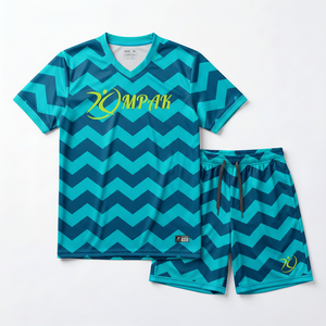 Ensemble maillot et short de volley-ball personnalisé jaune moutarde à imprimé animal, séchage rapide, uniforme d'équipe, sublimation, vêtements de sport OEM en gros - Product Image 1