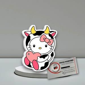 Paleta Magnética Versátil de Acrílico Personalizada con Diseño de Corazón de Hello Kitty para Extensiones de Pestañas, Marca Privada - Product Image 1