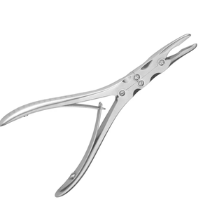 Pinza de corte ortopédica manual de doble acción Beyer Bone Rongeur, de acero inoxidable alemán, acabado Dall, instrumentos quirúrgicos - Product Image 2