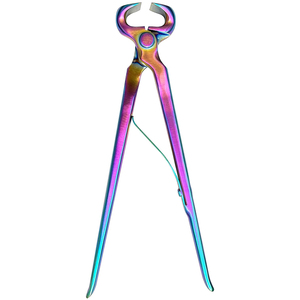 Pince à sabots en acier inoxydable de qualité chirurgicale couleur titane, outils de coupe de sabots à ressort unique, pince de fermeur 14 pouces - Product Image 1