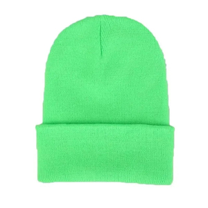 Heavyweight Dense Fabric Winter <b>Beanie</b> Men Warm <b>Fleece</b> Lining Thick Solid Base High Density Elastic Headwear - Product Image 3