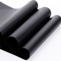 Usine flexible de fabricant de tissus de tissu enduit de silicone ignifuge noir de fournisseur