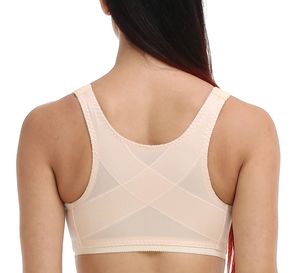 Soutien-gorge de sport pour femme, doux, sans armatures, avec soutien en dentelle, dos croisé, couvrance intégrale, respirant, grande taille, pour le fitness et le sport - Product Image 3