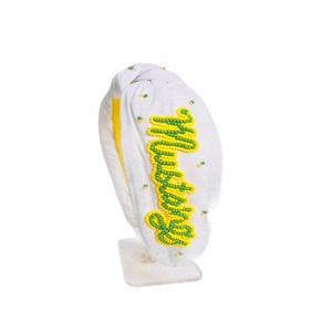 Mustangs Game Day Collection Seed <b>Beaded</b> Hairbands Women's Hair Accessories for Sports Events - Product Image 2