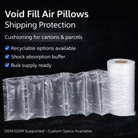 AIR-DFLY OEM Personnalisé 10x20cm Rouleau de film gonflable pour coussin d'air PE Transparent pour emballage de rembourrage et protection d'expédition