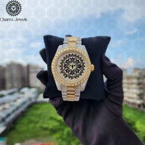 Charm_Jewels Luxury Stainless Steel Round Analog Quartz <b>Watch</b> With Sapphire Crystal 40mm Folding Clasp Unisex - Product Image 1
