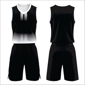 Uniforme de Baloncesto Personalizable Ligero 100% Poliéster para Adultos, Corte Corto en la Parte Delantera, Ajuste Cómodo, Transpirable, Estilo Deportivo Estampado - Product Image 1