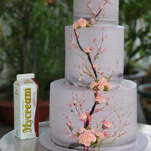 ครีมตกแต่งเค้กแบบไม่ใช้นม ใช้ครีมท็อปปิ้งสำเร็จรูปสำหรับเบเกอรี่ OEM/ODM ยี่ห้อ Mycream Ivory Blended Topping Creamer 1 กก. ฮาลาล ขายดี - Product Image 3