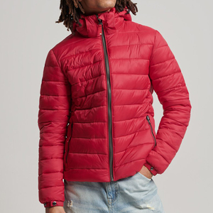 OEM Men's High Quality Hooded Coated Puffer <b>Jacket</b> Custom Colors Sizes Breathable Zipper Windproof <b>Waterproof</b> Casual New Style - Product Image 1