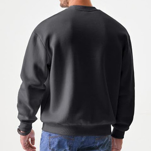 <b>Mens</b> Sweatshirts Fashionable Long Sleeve Crewneck <b>Pullover</b> Tops Casual High Street Style <b>Men</b> Clothing Line - Product Image 6
