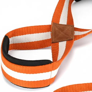 Geo Brother Co Custom Figure 8 Nylon Lightweight Snap Closure <b>Lifting</b> <b>Straps</b> <b>for</b> Women Deadlift Weightlifting Wrist Support - Product Image 3