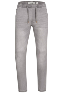 Jeans droits pour hommes, jeans en denim élégants, vêtements de rue pour hommes, coupe ajustée blanche, jeans stretch slim fit pour hommes - Product Image 1