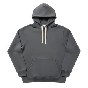 เสื้อสเวตเชิ้ตผู้ชายแบบสวมหัว ยี่ห้อ Yokebud สำหรับฤดูหนาว สีพื้น มีฮู้ด ไซส์ใหญ่ ผ้าฝ้ายถัก 100% รับผลิตแบบ OEM ODM ขายส่ง - Product Image 1