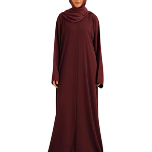 Hot Selling Dubai Style Muslim Women's Breathable Plus Size Long Sleeve Abaya Cardigan Islamic Clothing Adults Spring Quick Dry - Product Image 1
