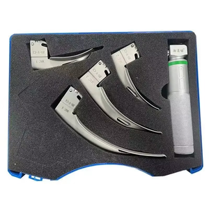 Set de Laringoscopio Miller Premium - Kit de Intubación con Laringoscopio de Hoja Recta de Acero Inoxidable Autoclavable y Reutilizable con Mango LED - Product Image 5