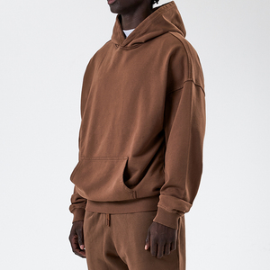 <b>Men's</b> 100% Cotton <b>Pullover</b> Hoodie High Quality Breathable Quick Dry Eco-Friendly Light Weight Customized Printing Plain Dyed - Product Image 4