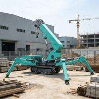 Grue à flèche suspendue compacte et robuste 5T pour projets de construction en espaces étroits