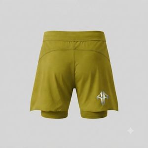Shorts de Playa para Hombre, de Secado Rápido, Color Sólido, con Bolsillos, Cintura Elástica, Largo Medio, Material Casual de Spandex/Poliéster - Product Image 3