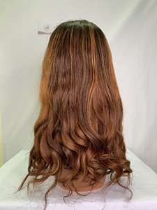 Cabello humano brasileño Remy recto para peluca 130-150% densidad Color claro para encaje Pre desplumado longitud corta - Product Image 4