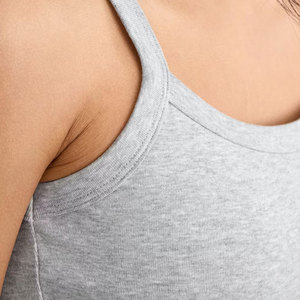 High Elastic <b>Knitted</b> Front Quick Dry <b>Women</b> Fitness Gym <b>Tank</b> <b>Top</b> Designed for Gym Exercise Sports Yoga Dance Performance Wear - Product Image 4
