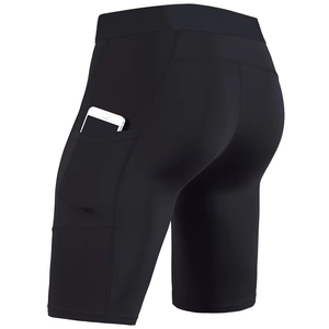 Wholesale Custom Sweat Compression Designer Nylon Fitness Boxer Gym Workout Sports Cargo Running Men's Shorts - Product Image 2