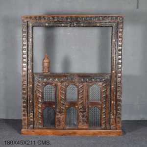 Mostrador de Recepción Comercial de Madera Moderna con Aspecto Vintage, Acabado Pulido, Decoración Combinable, MOQ 1 Contenedor - Product Image 4