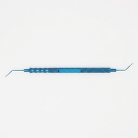 Instrument de chirurgie de la cataracte professionnel Nichamin Quick Chopper & Nucleus Pick, double extrémité, en titane, pour gaucher