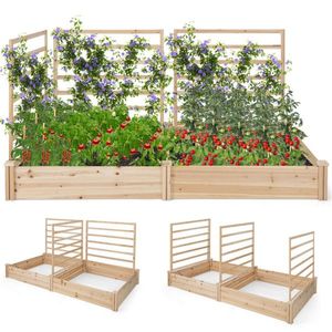Outdoor Garden Bed Planting Box Durable Fencing Trellis & Gates - Product Image 2