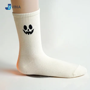 Custom Halloween Crew <b>Socks</b> Men Anti-Bacterial Spandex Knitted Breathable Patterned <b>Winter</b> Daily Wear - Product Image 5