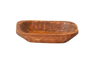 Pequeños cuencos de pan para servir tazón de madera de mango esmaltado - Product Image 5