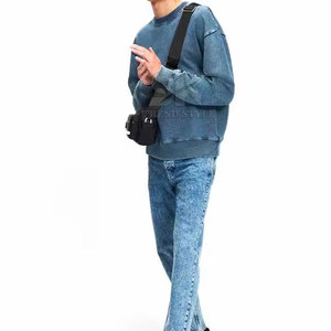 Servicio OEM, Sudadera con Efecto Ácido para Hombre al por Mayor, Último Diseño, Hecho en Pakistán, Sudadera con Efecto Ácido - Product Image 4