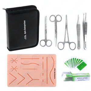 Kit de formation dentaire pour les écoles de médecine, pour les exercices pratiques, ensemble de sutures chirurgicales en acier inoxydable, populaire pour les soins de santé - Product Image 1