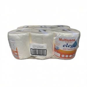 Rotoli di Carta Multiuso Elegi, 6 Rotoli in Tessuto Non Tessuto per Pulizia della Cucina - Product Image 3