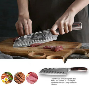 Wholesale Handmade Multi-Purpose Damascus Chef <b>Knives</b> <b>Set</b> 67-Layer Steel Wood Handles Right-Handed Design-Heavy Duty Kitchen - Product Image 3