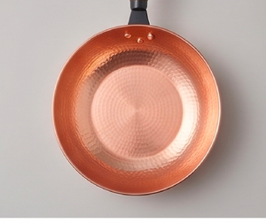 Hammered Copper Sauce <b>Pans</b> With Wood Handle Kitchenware Items Suitable For Home Hotel <b>And</b> Restaurant Use - Product Image 2