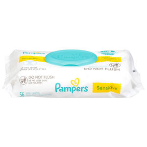 Toallitas húmedas Pampers para piel sensible, limpieza suave y humectación duradera, exportación a granel - Product Image 2