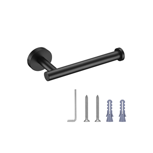 Portarrollos de Papel Higiénico Metálico, Ahorra Espacio, 26 cm, Autoadhesivo, Anillo Cuadrado para Toallas, Soporte Metálico para Toallas, Superventas - Product Image 6