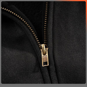 Blouson Bomber d'Hiver Noir pour Homme avec Capuche en Fourrure, Fermeture Éclair Intégrale, Style Urbain Décontracté, Sweat à Capuche Épais avec Fermeture Éclair - Product Image 4