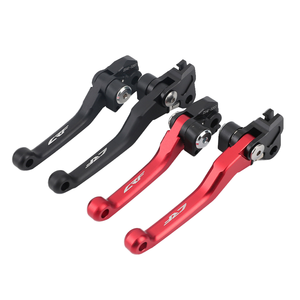 फैक्टरी मोटरसाइकिल ऑफ-रोड हैंडलबार नियंत्रण लीवर जोड़ी एल्यूमीनियम सीएनसी प्रक्रिया पिवट हाथ ब्रेक क्लच लीवर उच्च चमकदार फिनिश - Product Image 1