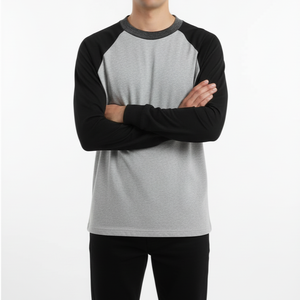 T-shirt en coton léger pour homme, col rond, coupe classique, couleur unie, fournisseur en gros de vêtements décontractés - Product Image 5