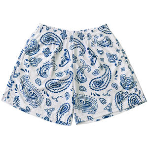 Pantalones Cortos Deportivos de Malla para Hombre, Personalizados OEM, con Estampado Gráfico de Calavera por Sublimación, 100% Poliéster, Casuales, Transpirables, de Secado Rápido, Estilo Urbano - Product Image 3