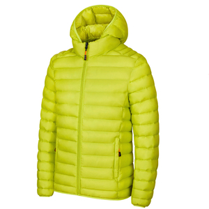 Custom Logo Quality Outdoor <b>Warm</b> Zipper Pocket Hooded Puffer Coat Winter Puffer Jackets for Men - Product Image 2