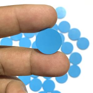 Pierre naturelle Turquoise en vrac, forme ronde, forme cadran, dichroïsme, 10-20mm, certifiée IGI, Fashion Channel - Product Image 2