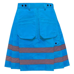 Kilts pour hommes bleus haute visibilité pour pompiers, kilts de travail à vendre, vente en gros personnalisée 2026 - Product Image 2