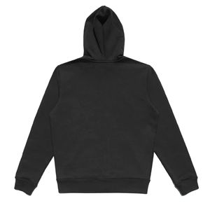 เสื้อฮู้ดซิปสีดำสำหรับผู้ชาย ทรงหลวม ผ้าฝ้าย 100% เสื้อสเวตเชิ้ตลำลองใส่ได้ในฤดูใบไม้ผลิ สกรีนลายได้ตามต้องการ ผ้าไม่เป็นขุย - Product Image 2