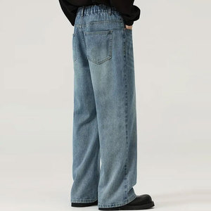 Affordable Baggy Jeans Pant For Men With Good Quality Material And Relaxed Fit For Casual Wear - Product Image 6