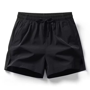 Shorts de sport pour hommes en coton molletonné épais, style streetwear, avec cordon de serrage, personnalisables avec logo et couleur, design OEM. - Product Image 5