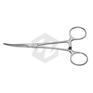 คีมหนีบห้ามเลือด Rankin Crile Hemostat ขนาด 5.5 นิ้ว ปลายโค้ง แบบล็อค สำหรับการผ่าตัด ใช้ในงานสัตวแพทย์ งานอดิเรก และเครื่องมือทางการแพทย์ - Product Image 1